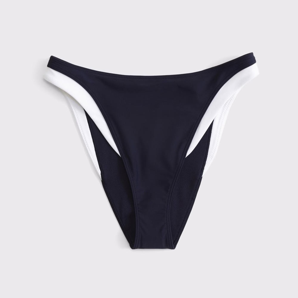 Abercrombie & Fitch Black and White Swim Bottom
